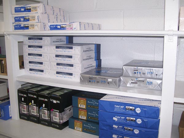 Printer supplies and equipment